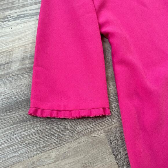 NWT Kate Spade Pink Ruffle Collar Mini Dress – Mod Shift Cocktail Look - Picture 4 of 9